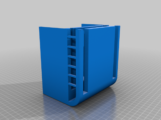 Mini ITX Case with Water Cooling Support | 3d print model