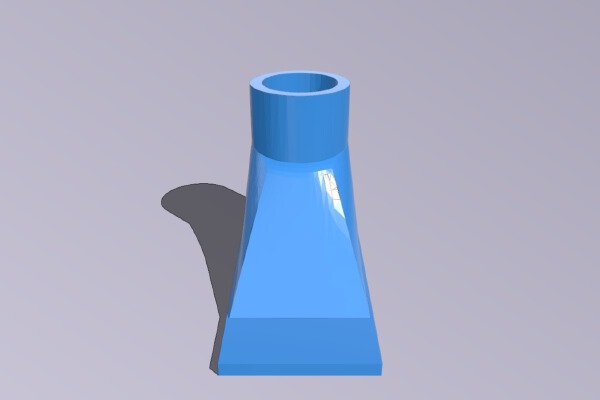 Dymbox Smoker Fan Intake 2 | 3d print model