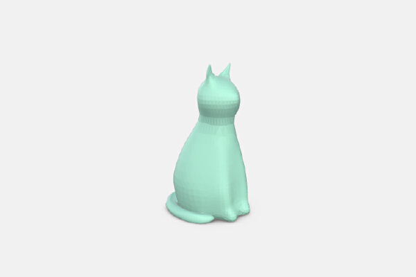 green cat | 3d print model