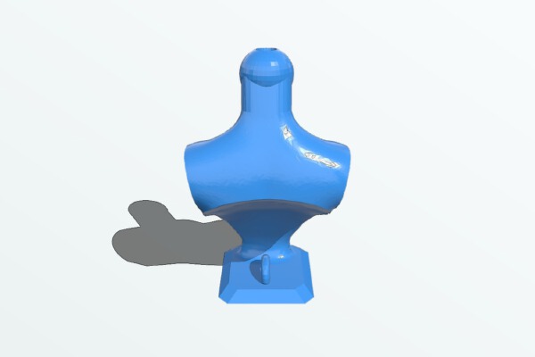 BJD Female Bust Head Stand - remix (MSD) | 3d print model