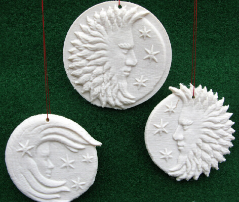 Sun and Moon Pendants | 3d print model