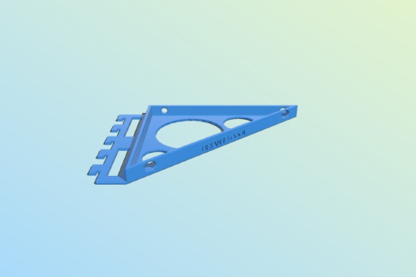 Cubicle shelf bracket | 3d print model