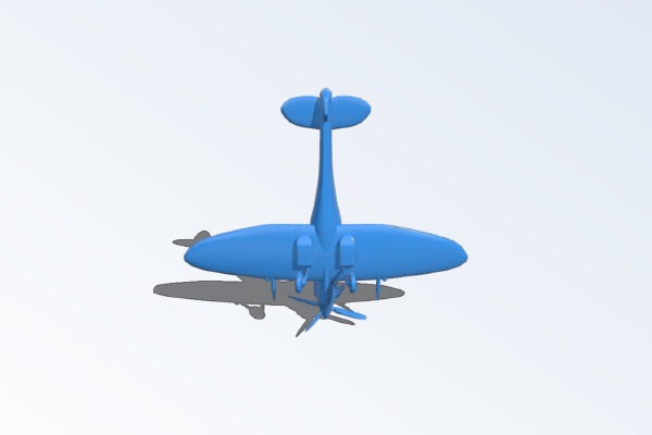 SpitFire [Simple | 132mm] | 3d print model