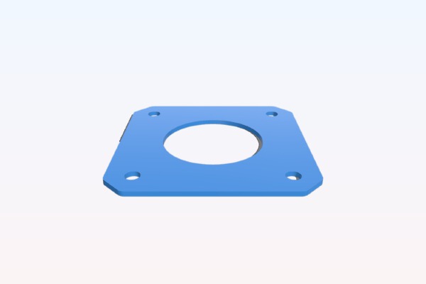 Offset Motor Mount (RigidBot) | 3d print model