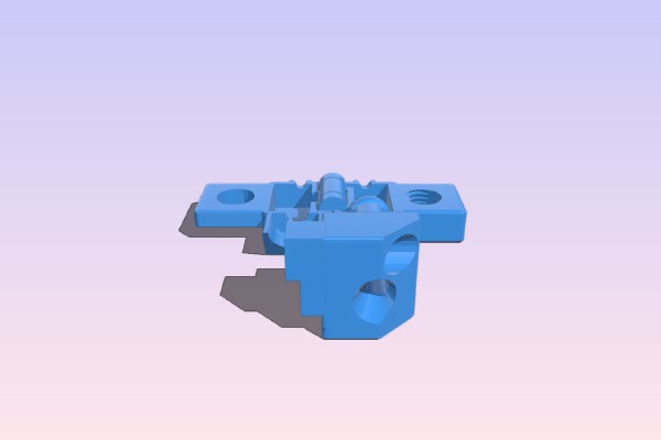 Filament Guide and Duster Proto for Alunar M508 | 3d print model