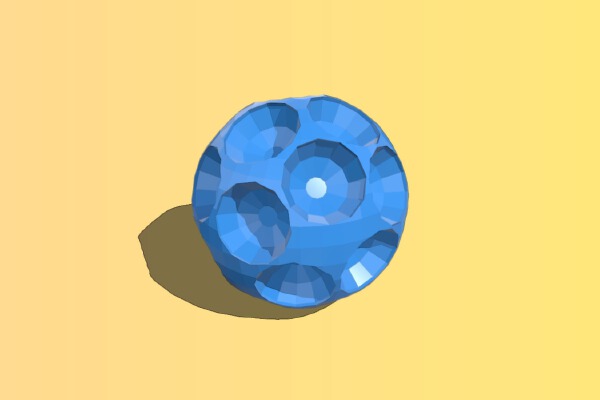 Golf ball generator | 3d print model