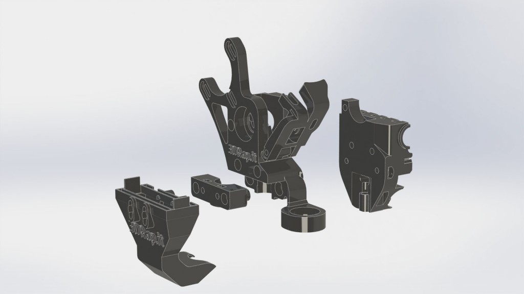 Extruder Prusa i3 Rework #lagioconda