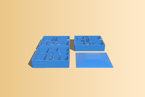 Martian Home for sustainable life on Mars | 3d print model
