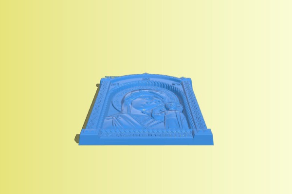 Icon of Our Lady of Kazan | 3d print model