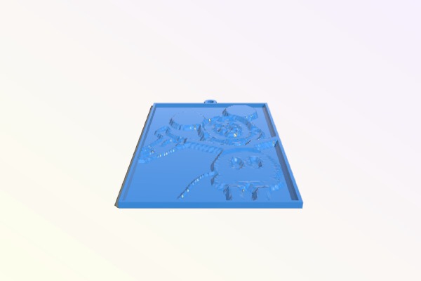Customisable Lithophane 4x6 (70x105p) with More | 3d print model