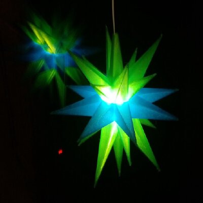 Weihnachtsstern, Moravian Star | 3d print model