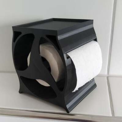toilet paper holder - Klopapierständer - Klopapier | 3d print model