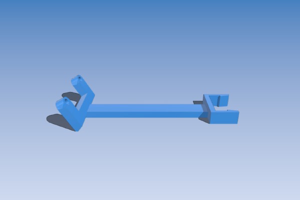 MendelMax clip-on fan mount | 3d print model