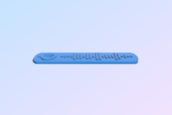 Dynamite - BTS Keychain (Spotify Code) | 3d print model