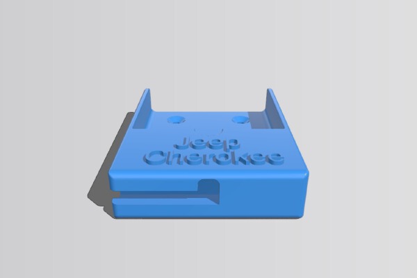 Jeep Cherokee iPhone 6 Dock With Spigen Case | 3d print model