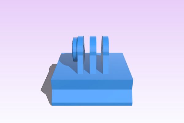 GoPro Tripod _ Screw Mount | 3d print model