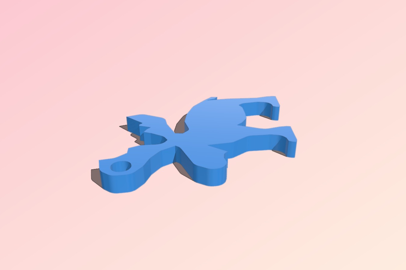 Moose Keychain