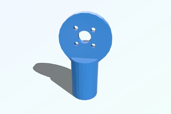 16mm tube quadcopter arm motor mount | 3d print model