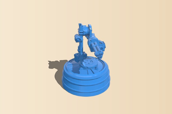 Automatic Gatling gun turret | 3d print model