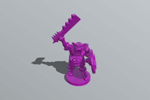 Orc Sergeant | 3d print model