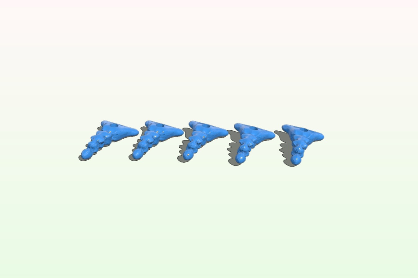 Sharks teeth half