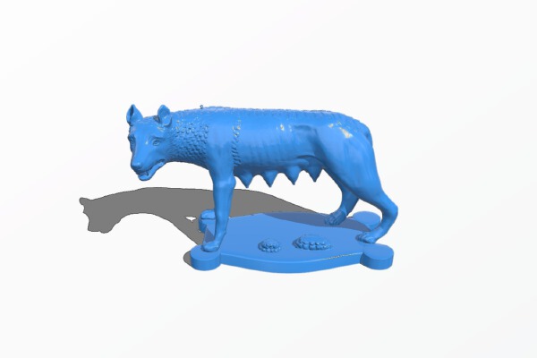 Capitoline wolf decimated – Famous statue | 3d print model