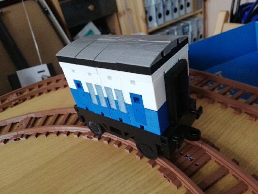 Little passanger car for TKTrain - A kBricks based train system | 3d print model