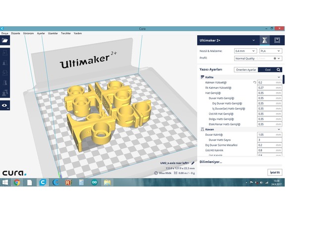 Ultimaker 2 Alüminyum Update