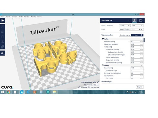 Ultimaker 2 Alüminyum Update | 3d print model