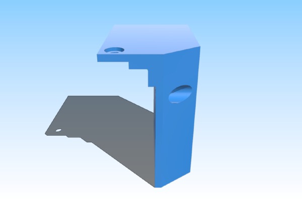 Storage Pocket for Replicator 2X | 3d print model