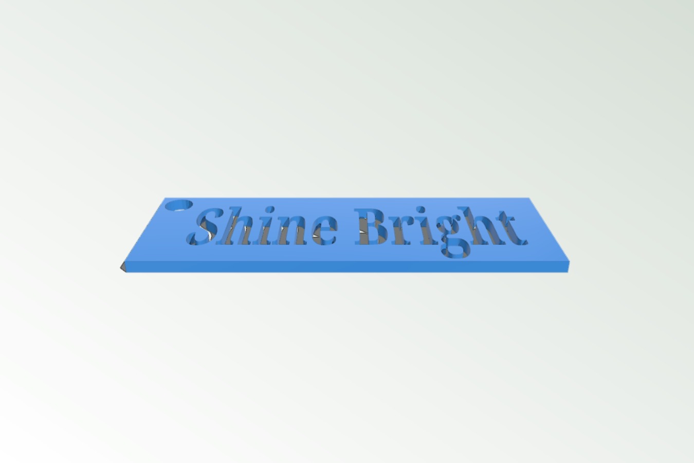 Shine bright keychain