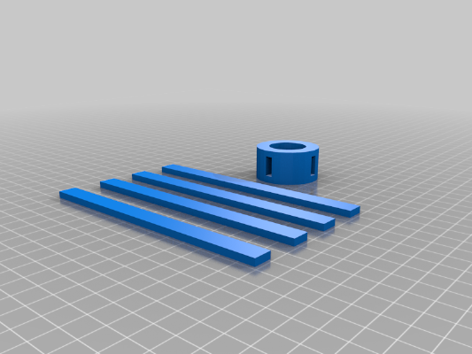 Rotating Nerf Target Stand | 3d print model