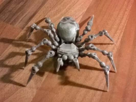 Articulated Spider by DexterMurphy pulled apart | 3d print model