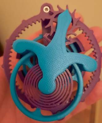 Remix of REMODELED Flying Tourbillon Model 1.5 by CMPND3D | 3d print model