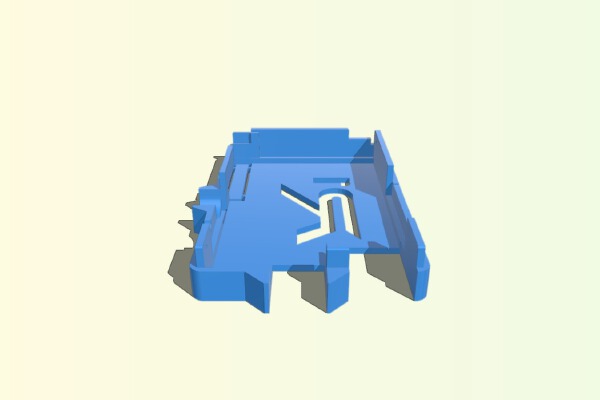 	Mountable Raspberry Pi Print Server by Gyrobot -Lid Remix | 3d print model