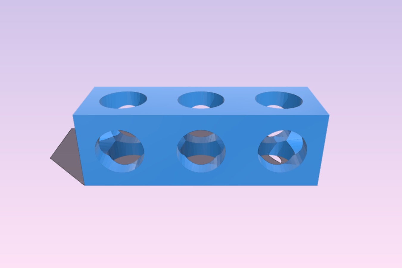 BitBeams with a center hole