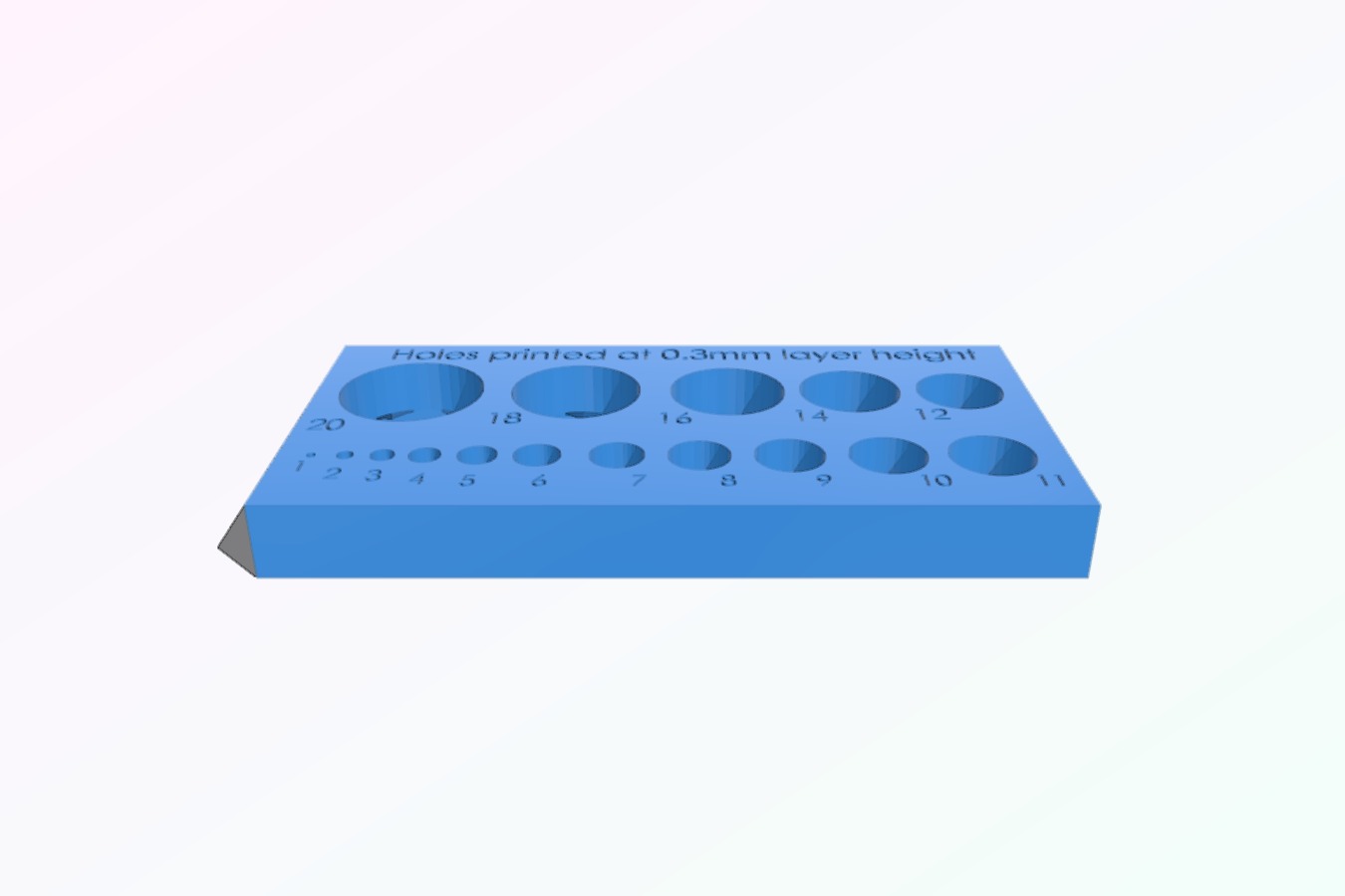 Hole and nut gauge