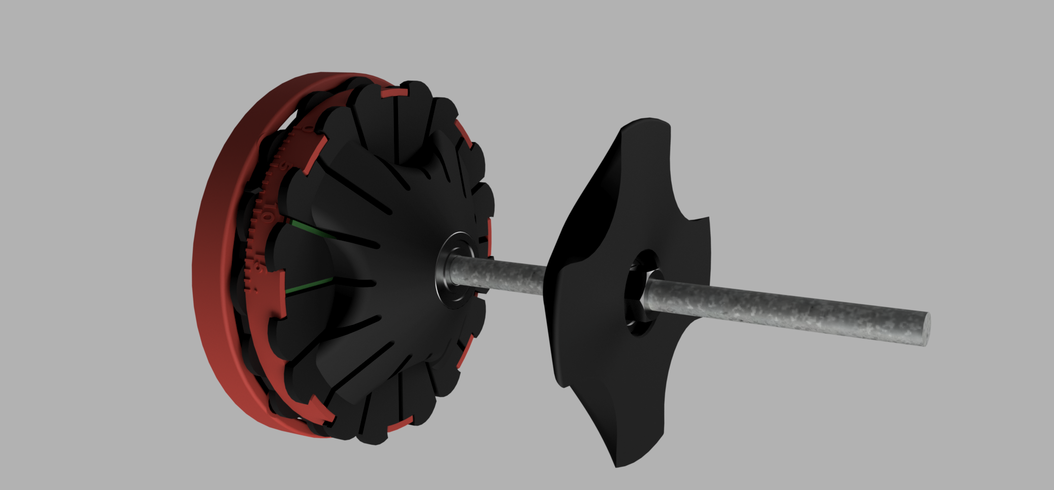 wall mounted auto rewind spool thing.