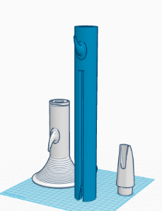 slide saxophone | 3d print model