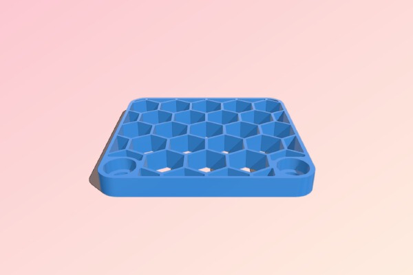 Honey Comb Fan Grid for 40mm cooling fan | 3d print model