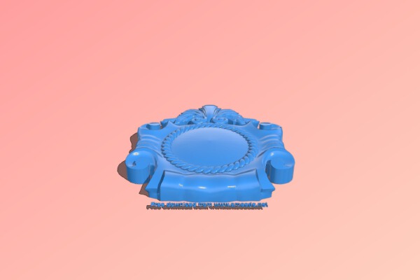 Pattern in the center | 3d print model