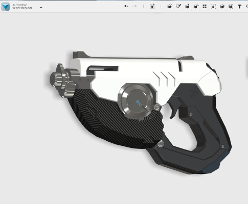 Tracer Pistol | 3d print model