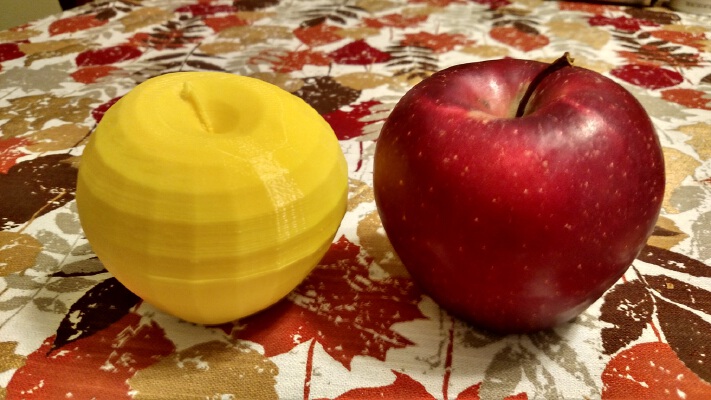 Full-scale Apple Fruit | 3d print model