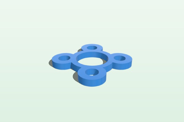 140X (130X and 140X series motors, i.e. 1306, 1406, 1407, etc..) soft motor mount | 3d print model