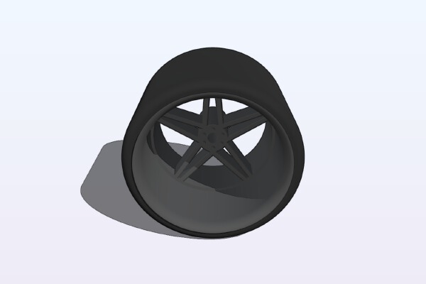 11mm Tuner Rims - 1_64 Scale Diecast Car - Hot Wheels | 3d print model