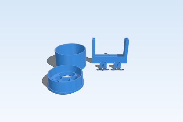 Smartphone Cellphone cup holder Toyota Avensis 70 mm | 3d print model