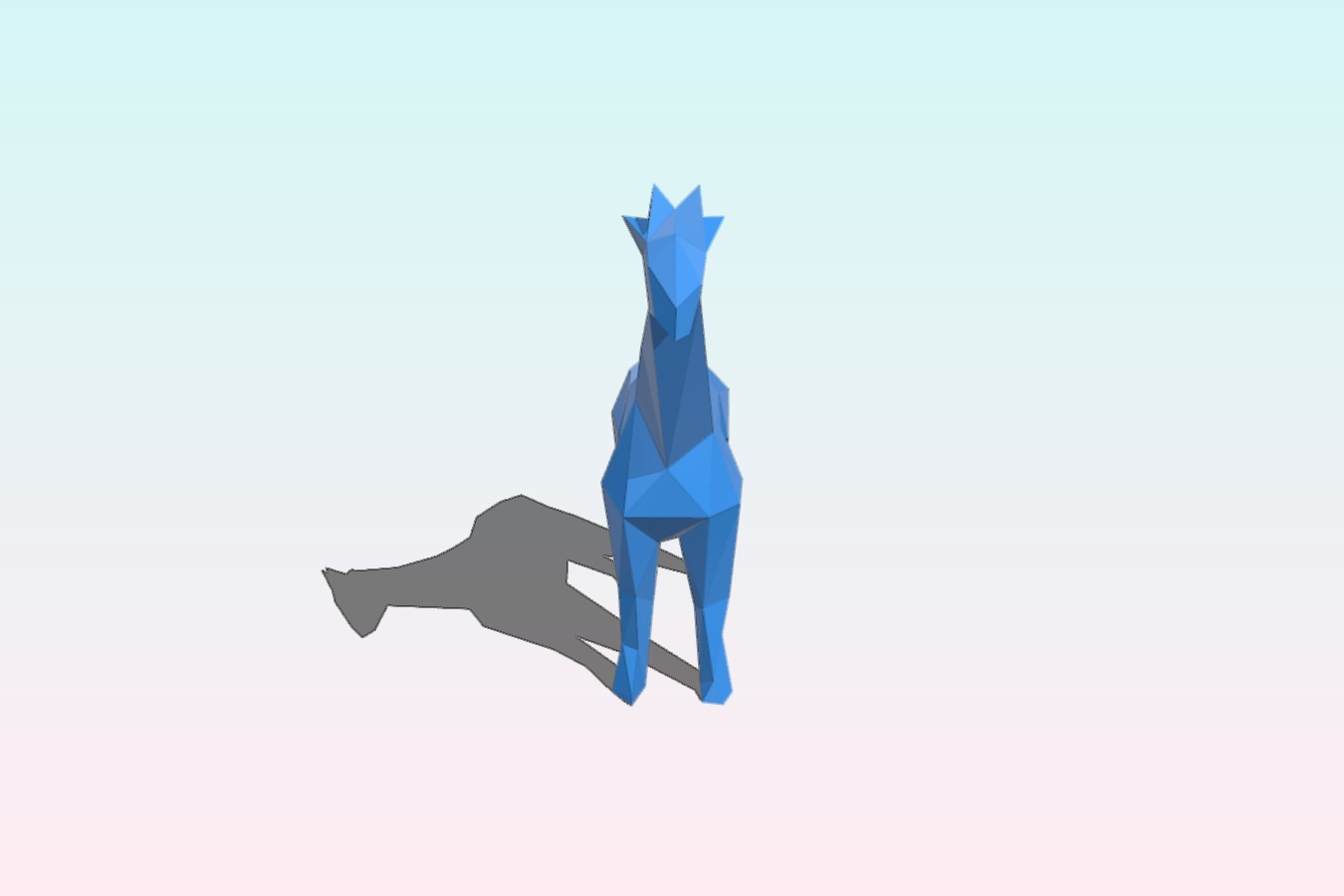 Low Poly Giraffe