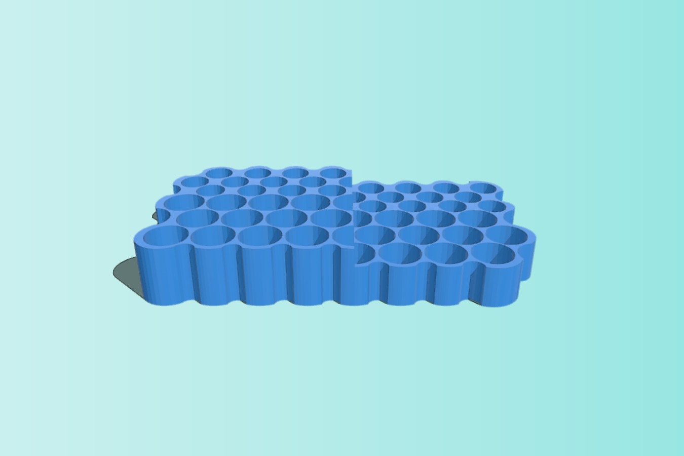 Simple AA & AAA Battery Tray