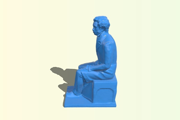 Alexander Pushkin at Art Park Muzeon, Moscow – Scandle | 3d print model