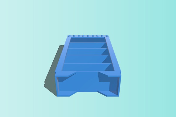 Librería_Estantería Medieval Playmobil | 3d print model
